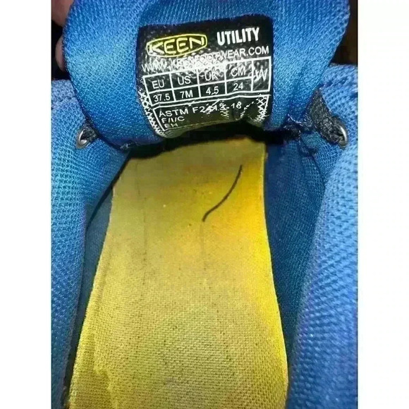 KEEN Utility  Minneapolis Low Height Composite Toe Industrial‎ Work Sneaker Sz 7 - Picture 10 of 12